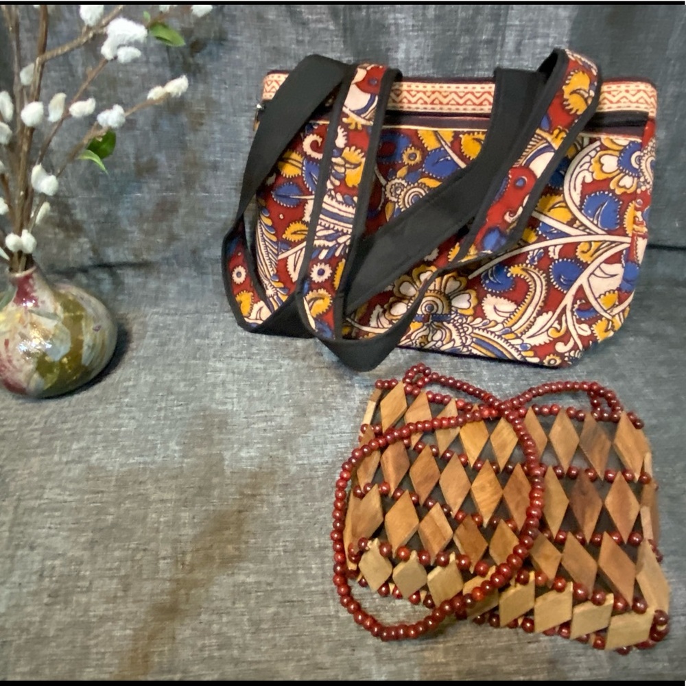 Two handbags from India